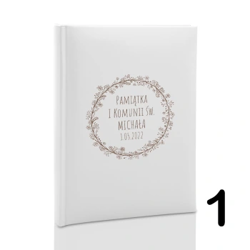 Album komunijny wsuwany na 200 zdjęć 10x15 personalizowany 8 wzorów